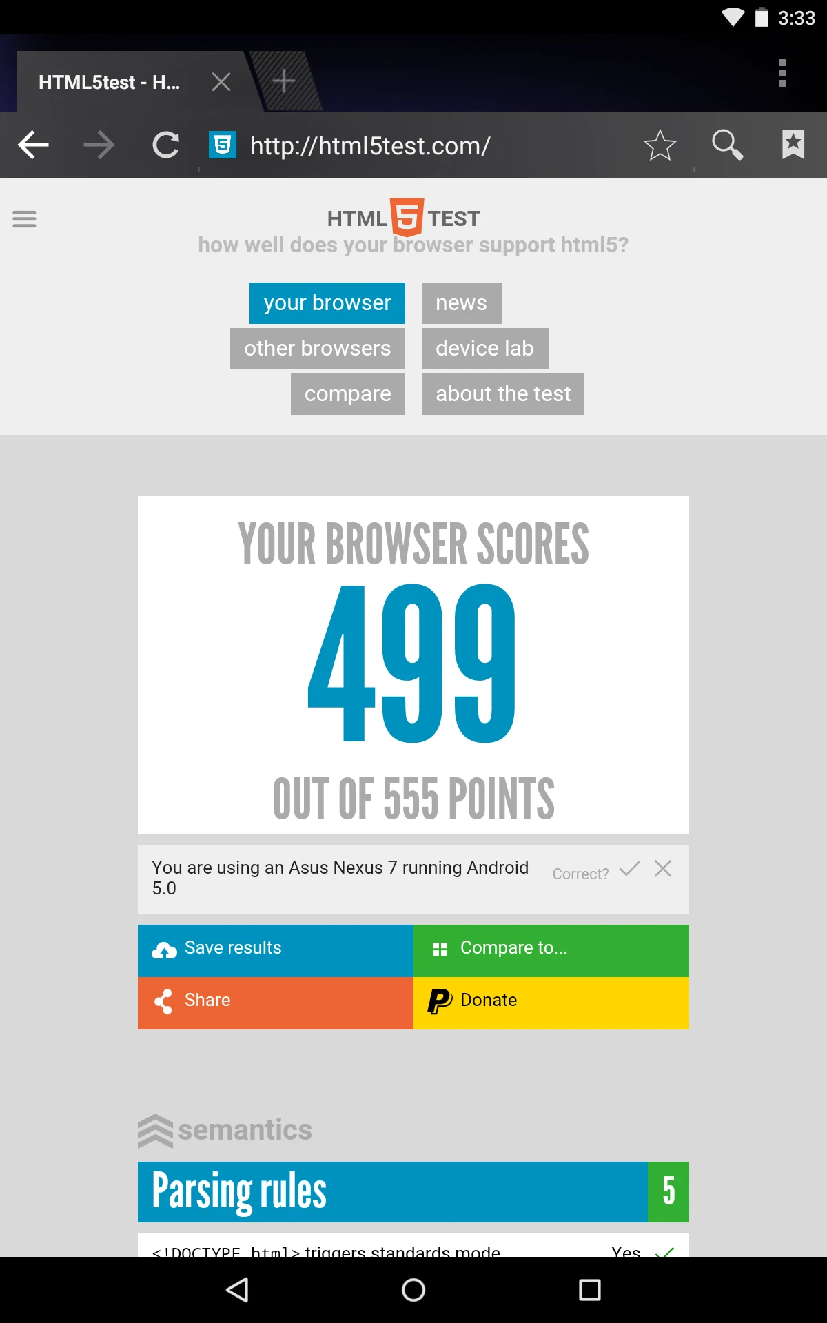 Android System WebView Canary screenshot