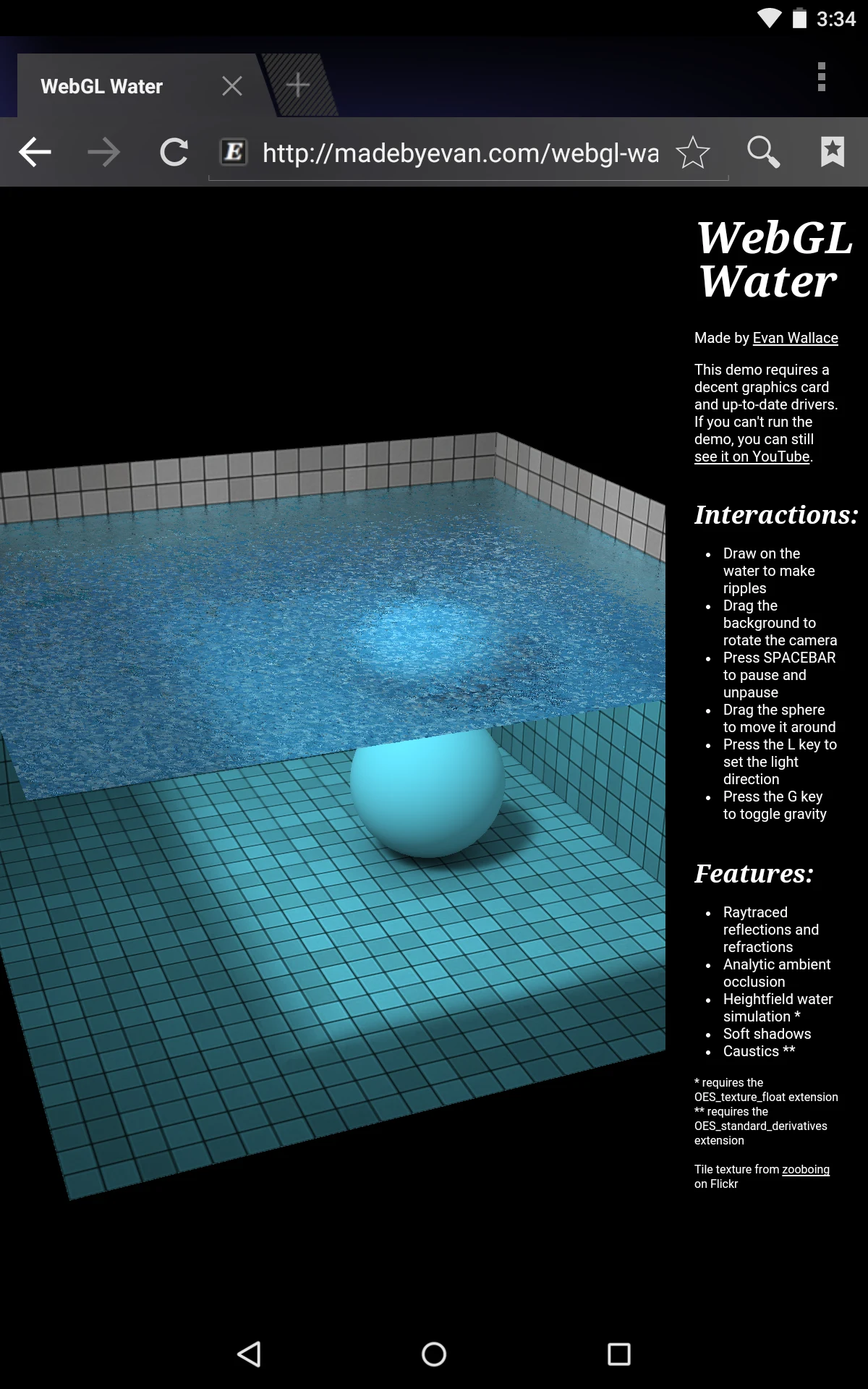 Android System WebView Canary screenshot